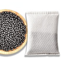 활성탄 공기정화용숯 집 탈취 및 포름알데히드 제거용 백 나노 결정질 카본 KMnO4 50g, [02] White-50g