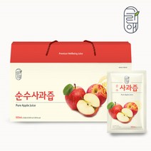 사과즙 원액 파우치 국내산 사과농축액 NFC착즙 주스