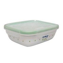 코렐 밀폐용기 반찬통 냉장고 용기 그릇 블루 475ml, 코렐 밀폐용기 반찬통 냉장고 용기 그릇 블