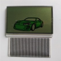 자동차 원격시동 경보기 디스플레이 얼룩말 줄무늬 알람 자동 시작 양방향 원격, 없음