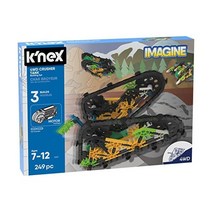케이넥스 KNEX Imagine – 4WD Crusher Tank 빌딩 세트 249 Ages 7+ Engineering Educational Toy 809348