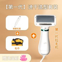 반려동물 드라이기 빗 드라이 간편하게 털 말리기 빗질 강아지 고양이 샤워 목욕, 옵션3