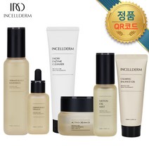 [인셀덤센터] (6종) 부스터 세럼 크림 미스트 카밍젤 스노우 / 미백 주름 탄력 인셀덤 화장품 기초세트 정품 QR코드 100%인증<오늘발송