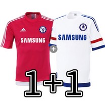 아디다스 첼시 어웨이 커스텀 에스트로 15 저지 핑크 (S16157) + 첼시 어웨이 커스텀 반팔 티셔츠 원플러스원