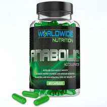 Worldwide Nutrition Anabolic Accelerator 아나볼릭 180캡슐, 1개, 180정