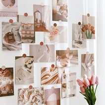 사진 촬영 소품 인테리어 감성 엽서 (50장), 핑크(50장)