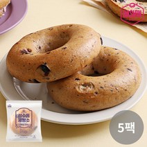 [다신샵] 성수동제빵소 쫄깃 두부베이글 블루베리 100g, 5팩