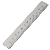 Bridgeport 밀링 머신 0-120mm 깊이 피드 로드 스케일 눈금자 알루미늄 b159 cnc 밀링 머신 선반 머신 1 pc new, 은, 은, 1.은