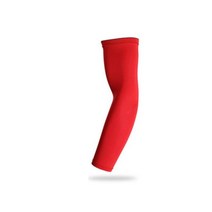 WorthWhile 스포츠 암 압축 슬리브 농구 사이클링 워머 여름 러닝 UV 프로텍션 배구 선 스크린 밴드, L, 1 Piece Red_L
