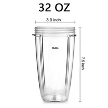슬로우 쿠커 부품 교체 설치 182432oz 과즙 짜는기구 컵 회색 개스킷 블렌더 커버 액세서리 nutribullet 600w 900w 호환 가능, 32온스