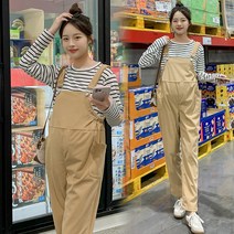 임산부 멜빵바지 세트 투피스 가을 겨울 겉옷 임산부 바지 가을 겨울