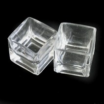 젤리양초용 사각유리컵(1BOX 12개입) RKT