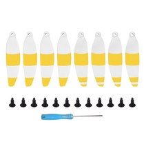 DJI-Mavic Mini 2/SE 드론 4726F 용 4726 프로펠러 다채로운 프로펠러 빠른 설치 저소음 블레이드 액세서리 8 개입, 05 Yellow stripe