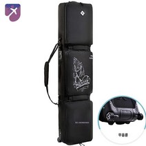 스노우보드 가방 보드 부츠 백팩 가방 스키 캐리어, 검은 불상, 150x36cm