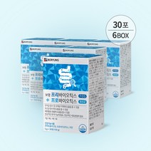 한미양행 보령컨슈머헬스케어 프리바이오틱스 프로바이오틱스 유산균 5g 30포 6개