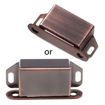 강력한 자기 도어 캐치 Ultra Thin Hidden Cabinet 도어 캐비닛 찬장 스테인레스 스틸 가구 하드웨어를위한 캐치, 54mm