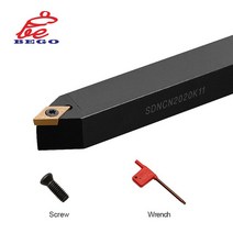 SDNCN 선삭 공구 홀더 세트 반제품 및 마감 작업용 외부 홈 가공 카바이드 블레이드, [10] SDNCN2525M11, [01] SDNCN