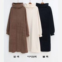 [Newcare] 여성 기모원피스 목폴라 후리스원피스