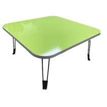 유진 접이식 좌식 테이블 정사각형 1인용 간이 멀티 탁자 60cmx60cm 좌식상 좌식탁 다용도상 밥상 연두 블루, 화이트