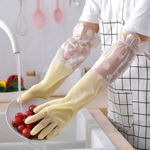 겨울 따뜻한 꽃송이 기모고무장갑 3쌍세트, 단품