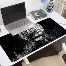 장패드 도쿄 구울 미끄럼 방지 매트 마우스 패드 확장 Pc 게임 액세서리 게이머 키보드 데스크 캐비닛 Xxl, [09] 400x900x3mm, [08] FH005954