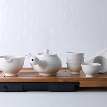 백자 다도세트 5인 전통 다기