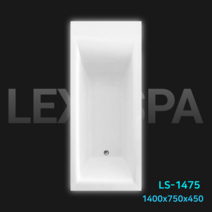 렉서스파 1인 매립욕조 1400 750 아크릴 욕조 매립 반신욕조 매립형 1인용 사이즈, 1개, 용달배송(착불)