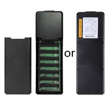 QC 3.0 전원 은행을위한 DIY 케이스 퀵 충전 외부 배터리 8x 26650 빠른 C, 검은색