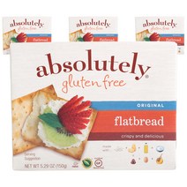 앱솔루틀리글루텐프리 플랫브레드 오리지널, 150g, 4개