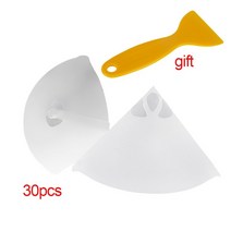 가성비 3D프린터 30/20/10 Pcs UV 수지 필터 SLA 3D 프린터 Photocuring 소모품 백서 컵 두꺼운 깔때기, 03 thirty filters