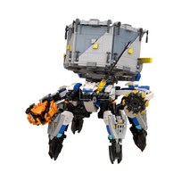 무비 호환 블럭 신제품 호라이즌 제로 새벽 쉘 워커 게임 로봇 MOC-c9182 창작