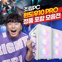 게이밍 조립 컴퓨터 윈도우10 탑재 디아블로4 배그 롤 오버워치2 사무용 가정용 데스크탑 PC, 02사무용) 실속형PC+윈도우10 탑재
