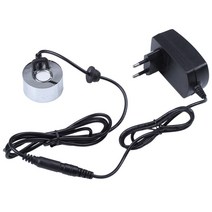 가습기부품 45mm dc 24v 초음파 가습기 미스트 메이커 fogger 물 분수 연못 분무기 헤드 공기 가습기 eu 플러그, 없음