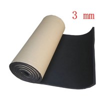 고무발포보온재 단열 시트 가교 자동차 방음 패드 50x100cm 3mm 교정 폼 매트, 없음