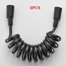 우레탄호스 에어호스 유압호스2pcs 봄 유연한 샤워 호스 물 배관 화장실 비데 분무기 총 욕실 액세서리 abs 튜브 1.5m 2m 3m, 하얀, 300cm, dn15