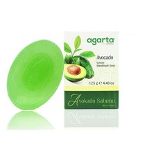 Agarta 핸드메이드 천연 아보카도 럭셔리 비누 124.7g(4.4온스) 과일 시리즈 스킨 비누 핸드 비누 바디 비누 뷰티 비누 스킨 케어