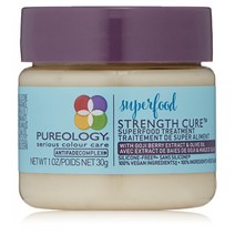 Pureology 스트렝스 큐어 슈퍼푸드 트리트먼트 헤어 마스크 드라이 컬러 트리티드