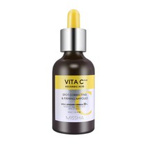 미샤 M SSHA 비타씨플러스 잡티씨 탄력앰플 30ml 피부 개선 효과