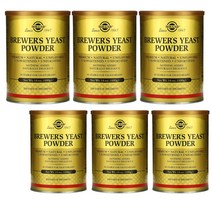 솔가 맥주 효모 분말 파우더 400 g 모발 체중 관리, 400g, 6개