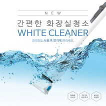 화이트크리너 화장실 청소기 세트, 리필1팩(8장)