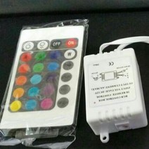 고휘도 led 방수 슬림 줄LED바 12V 차량용 RGB, 1개, RGB무선컨트롤리모컨