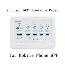 7.5인치 800 x 480 nfc 전원 무선 전자 종이 epaper e-ink e-paper 디스플레이 모듈 for mobile phone android ios app