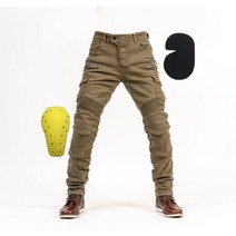 라이딩진 바이크 팬츠 오토바이 바지 라이더 팬츠시즌 핏 청 오프로드 크로스 지퍼 보호, e, xxl