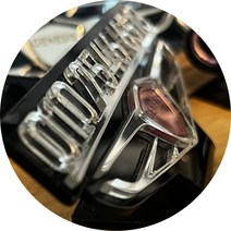 울산레이저공방 3D 자동차 전화번호판 핸드폰번호 주차번호판, 핑크밀러, 일반형, 폭스바겐