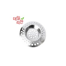 욕조캡 배수구덮개 하수구망 배수구 스텐레스 화장실 거름망 머리카락걸음망, 3개, 실버