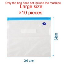 휴대용 식품 진공 실러 포장 기계 필름 컨테이너 usb 실러 진공 포장기 5 10pcs 진공 지퍼 가방, 큰 가방