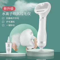 반려동물 브러시 펫드라이기 애견빗 브러쉬 애견드라이기, 아이보리 화이트 워터 이온 헤어드라이어