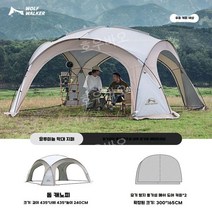 초대형 텐트 해변 차박 공원 장박 돔 쉘터 비치 모기장 야외 나들이, 메쉬2개 세트