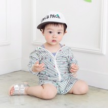 까꿍놀이터 원투쓰리집업 유아용 여름 바람막이 비치용 특가세일 국내제작