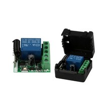 DC 12V 1CH 433MHz 일반 무선 리모컨 스위치 RF 릴레이 수신기 433MHz 송신기 버튼 모듈 Diy 키트, 1